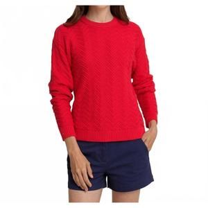 NEW SOUTHERN TIDE long sleeve saige sweater in grenadine red